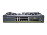 Juniper EX Series EX4100-F-12P - Switch - TAA-konforme Version - L3 - managed - 12 x 10/100/1000Base-T + 4 x 10 Gigabit (Uplink)