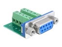 Delock Adapter Sub-D 9 Pin Buchse > Terminalblock 10 Pin - Sub-D 9 Pin Buchse - 10 Pin Terminalblock