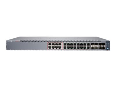 Juniper EX Series EX4100-24MP - Switch - L3 - managed - 8 x 100/1G/2.5G/5G/10GBase-T + 16 x 1Gb Ethernet + 4 x 1/10 Gigabit (Uplink)