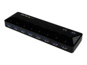 StarTech.com Startech 10 Port USB 3.0 Hub mit Lade- und Sync