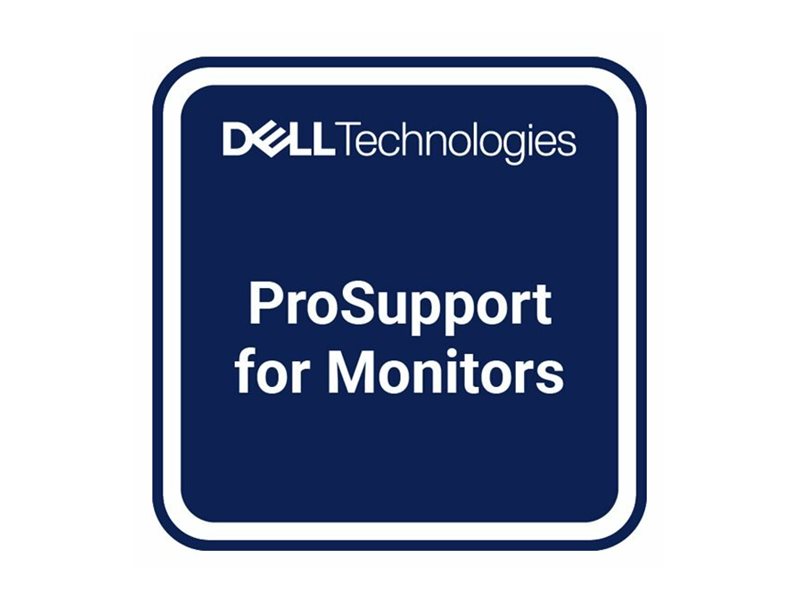 Dell Erweiterung von 3 jahre Basic Advanced Exchange auf 3 jahre ProSupport for monitors - Serviceerweiterung - Austausch (für Monitore)