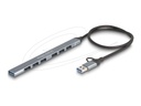 Delock Hub - schlank, mit USB Typ-C oder USB Typ-A, 1 x USB 5 Gbps