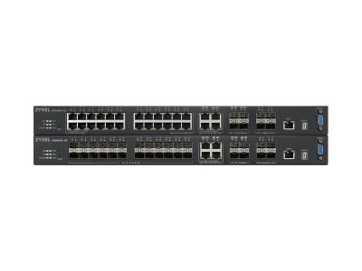 ZyXEL XGS4600-32F - Switch - L3 - managed - 24 x Gigabit SFP + 4 x Kombi-Gigabit-SFP + 4 x 10 Gigabit SFP+
