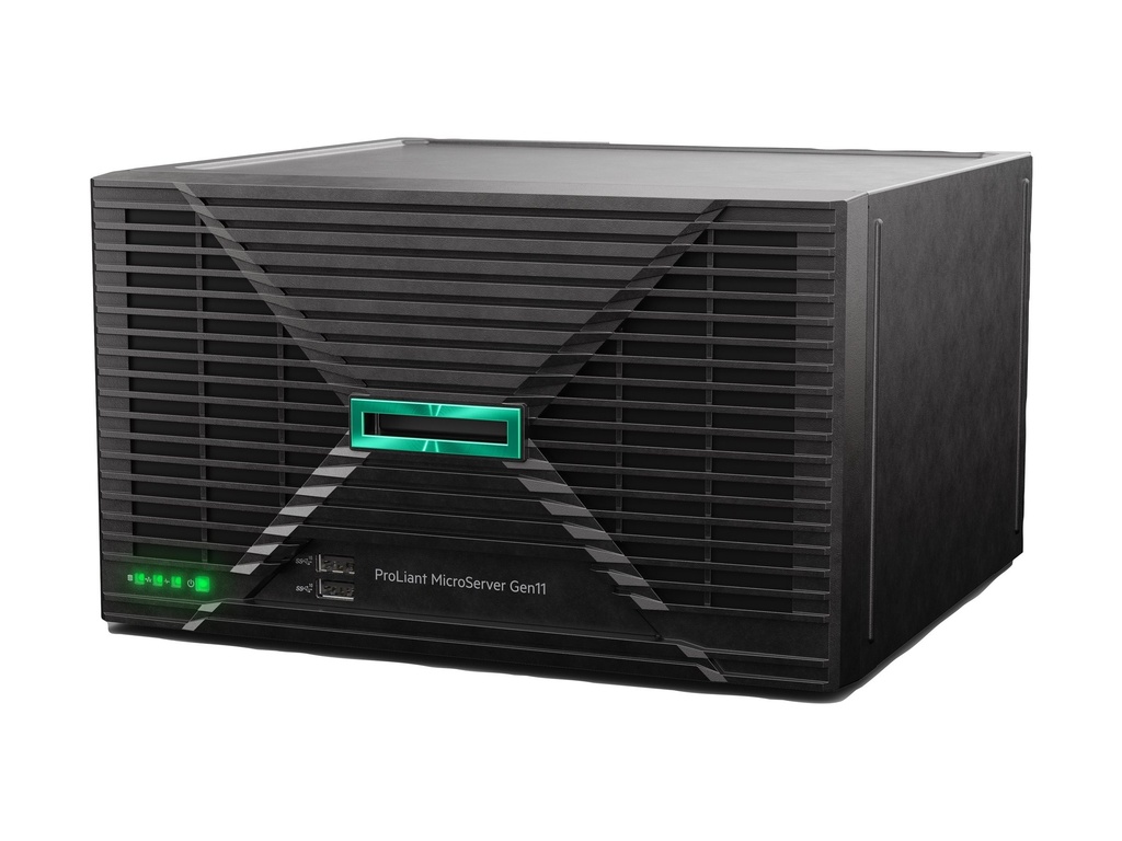 HPE ProLiant MicroServer Gen11 - Server - Ultra-Micro-Tower - 1-Weg - 1 x Xeon 6325P / 3.5 GHz - RAM 32 GB - SATA - nicht Hot-Swap-fähig 8.9 cm (3.5")