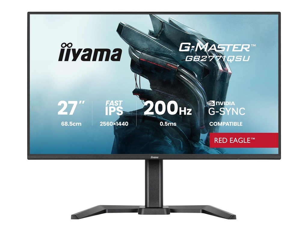 Iiyama G-MASTER Red Eagle GB2771QSU-B1 - LED-Monitor - 68.6 cm (27")