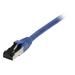 Synergy 21 Patchkabel RJ45, CAT8.1 2000Mhz, 0,25m, blau, S-STP(S/FTP), TPE(Ultra SuperFlex), AWG26, - Kabel - Netzwerk