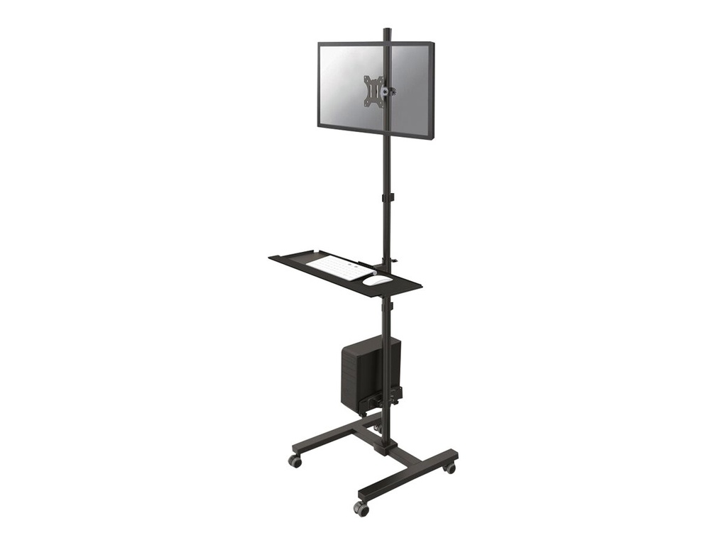 Neomounts FPMA-MOBILE1700 - Wagen - für LCD-Display / PC-Ausrüstung - Schwarz - Bildschirmgröße: 25.4-81.3 cm (10"-32")