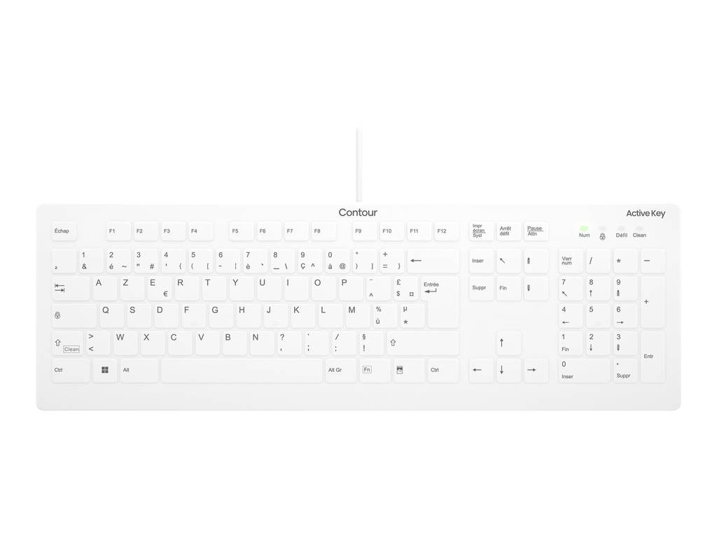 Cherry Contour Active Key QuickClean AK-C8112 - Tastatur