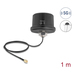Delock 5G LTE GNSS WiFi 6 Antenne SMA Stecker 1.9 - omnidirektional - Omnidirektional - 3,3 dB