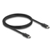 Delock Thunderbolt 4 Kabel 40 Gbps PD 3.1 240 W schwarz - Kabel - Digital/Daten