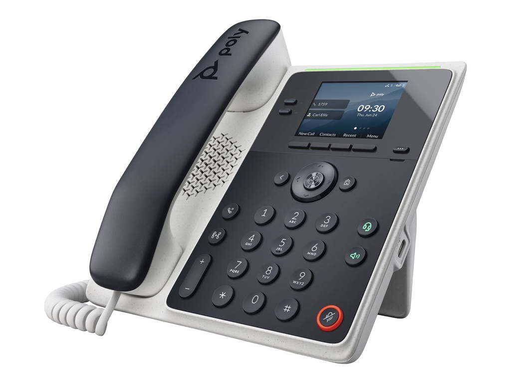 HP Poly Edge E100 - VoIP-Telefon mit Rufnummernanzeige/Anklopffunktion