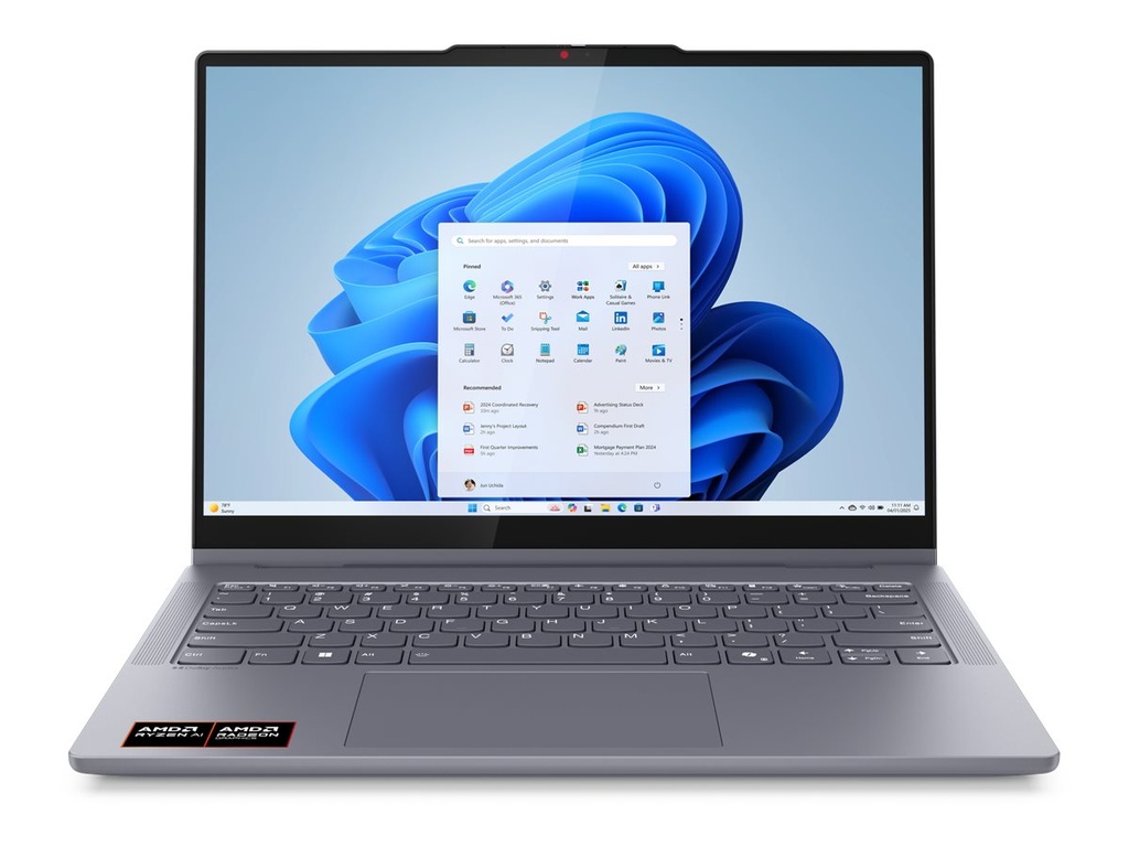 Lenovo IdeaPad 5 2-in-1 14AKP10 83KT - Flip-Design - AMD Ryzen AI 7 350 / 2 GHz - Win 11 Home - Radeon 860M - 16 GB RAM - 512 GB SSD NVMe - 35.6 cm (14")