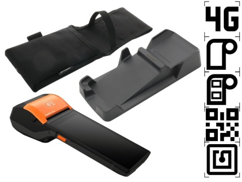 Sunmi V2s L2D - 5.5" Display Android 11 Bon-/Etikettendrucker 2D Scanner microSD - Android - Micro SD