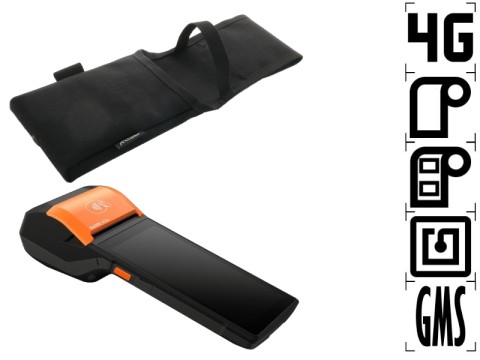 Sunmi V2s LG - 5.5" Display Android 11 mit GMS Bon-/Etikettendrucker microSD Slot - Android