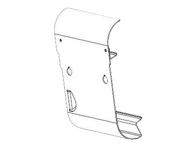 Zebra Medienrückspulplatte