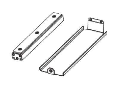 Zebra Plattenabstützung und -führung