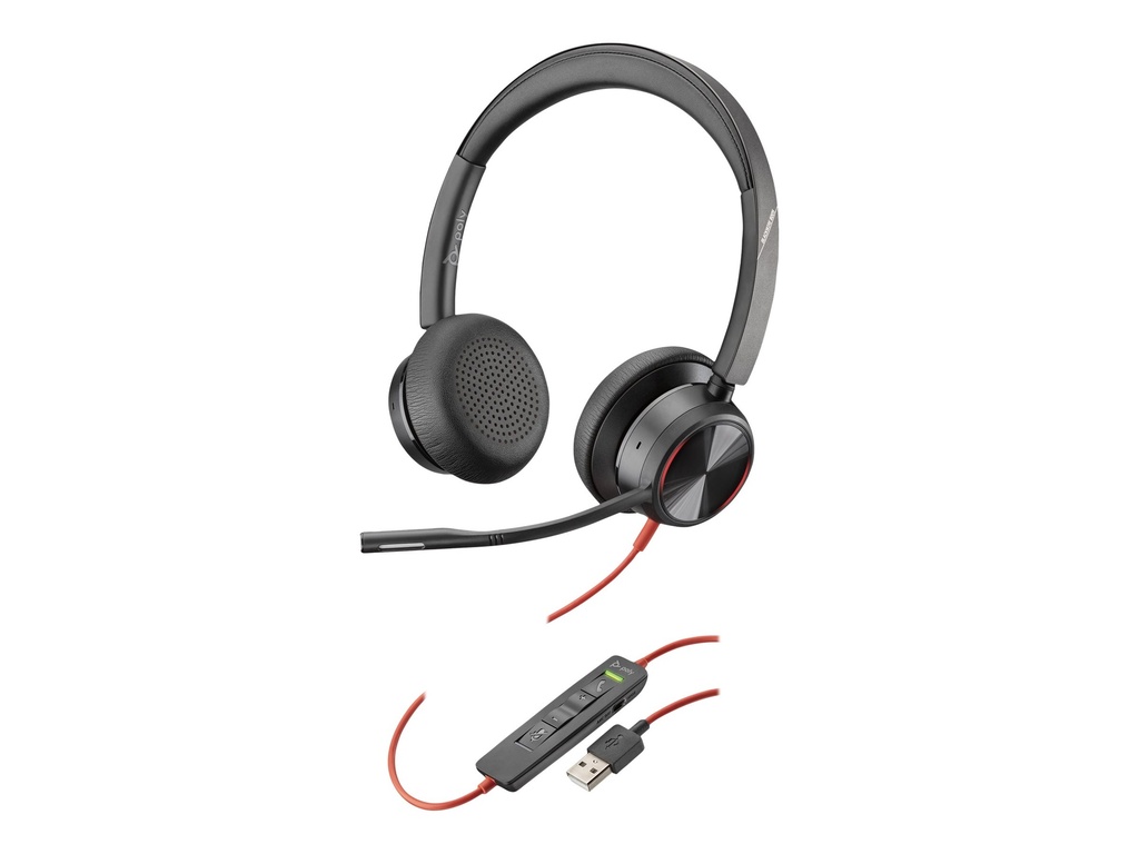 HP Poly Blackwire 8225 - Headset - On-Ear - kabelgebunden