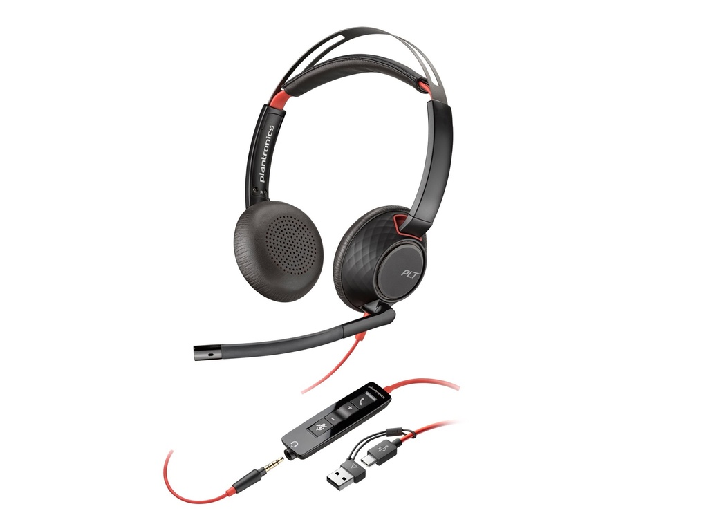 Poly Blackwire 5220 - Headset - On-Ear - kabelgebunden