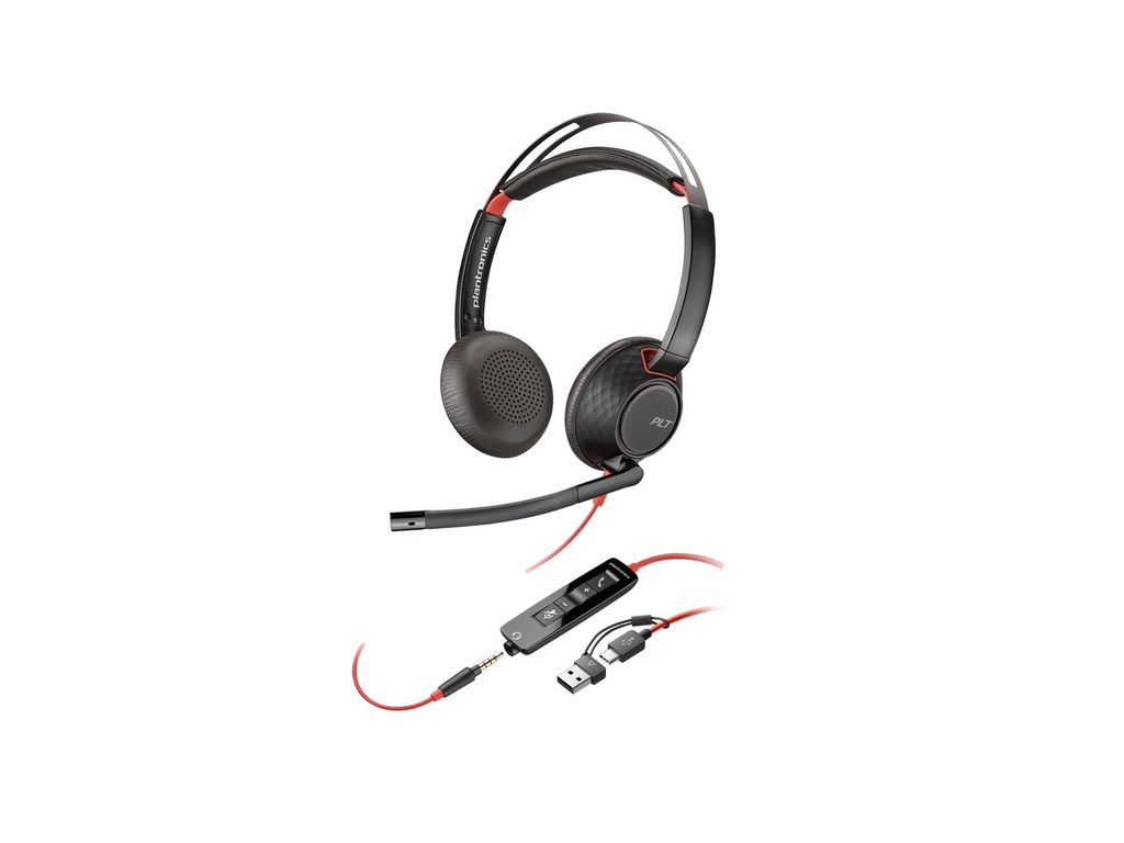 Poly Blackwire 5220 - Headset - On-Ear - kabelgebunden