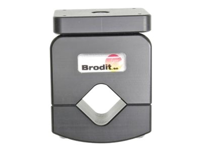 Brodit Pipe Mount with Mounting Plate - Rohrhalterung