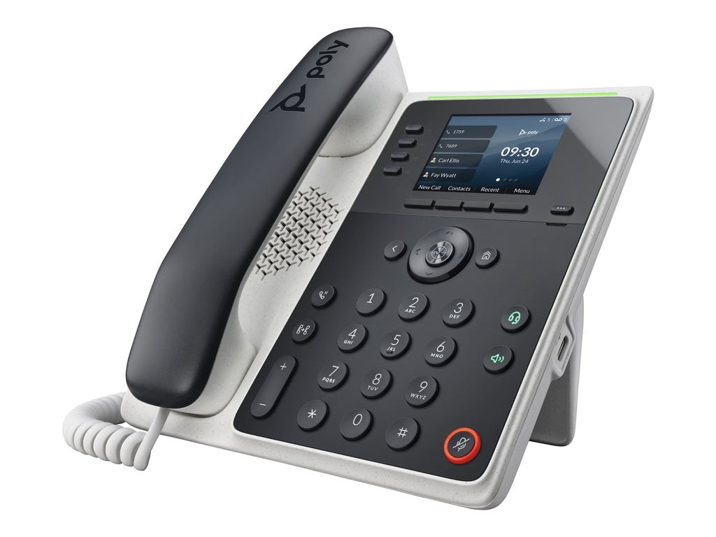 HP Poly Edge E220 - VoIP-Telefon mit Rufnummernanzeige/Anklopffunktion