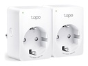TP-LINK Tapo P110 V1.2 - Smart-Stecker - mit Energiemonitor - kabellos - 802.11b/g/n - 2.4 Ghz (Packung mit 2)