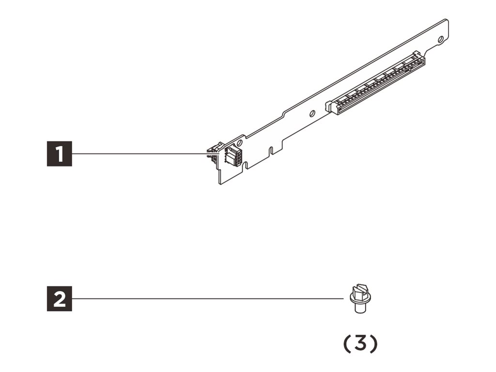Lenovo SR650/a V4 x16 G5 Rigid Riser Slot 5 & 8