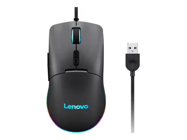 Lenovo M210 RGB - Maus - 7 Tasten - kabelgebunden
