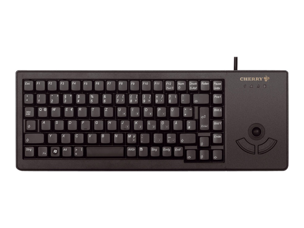 Cherry XS G84-5400 - Tastatur - PS/2 - GB - Schwarz
