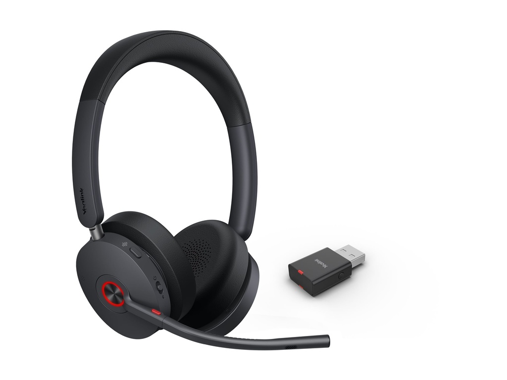 Yealink WH68 Hybrid - Headset - On-Ear - DECT / Bluetooth