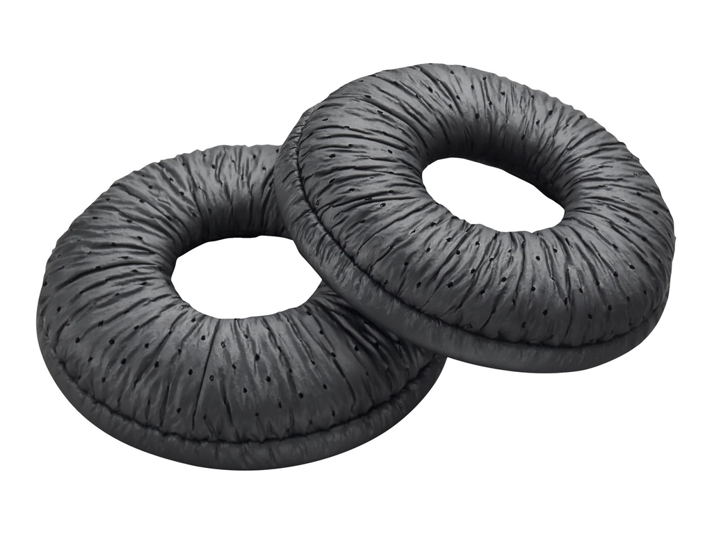 Poly Ohrpolster für drahtloses Headset - Kunstleder - Schwarz (Packung mit 2)