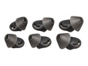 Poly Ohrstöpsel für Bluetooth-Headset - medium - Schwarz (Packung mit 2)