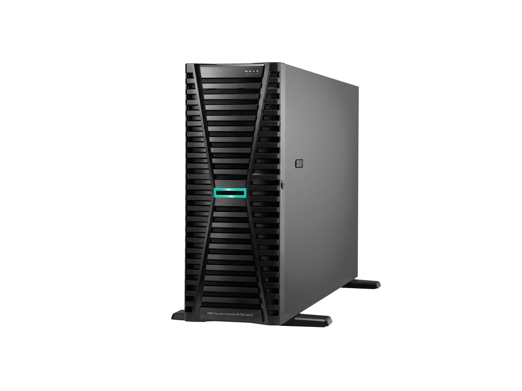 [P87787-425] HPE ProLiant Compute ML350 Gen12 - Server - Tower - 4U - zweiweg - 1 x Xeon 6505P / 2.2 GHz - RAM 64 GB - SATA/SAS/NVMe - Hot-Swap 6.4 cm (2.5")