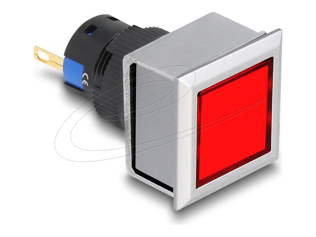 Delock Anzeigemodul - 16 mm, plastic, solder