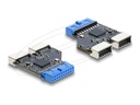 Delock USB-Adapter - 20-poliger USB Typ E (W)
