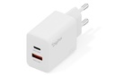 DIGITUS USB GaN Charger 30W, 1x USB-C, 1x USB-A
