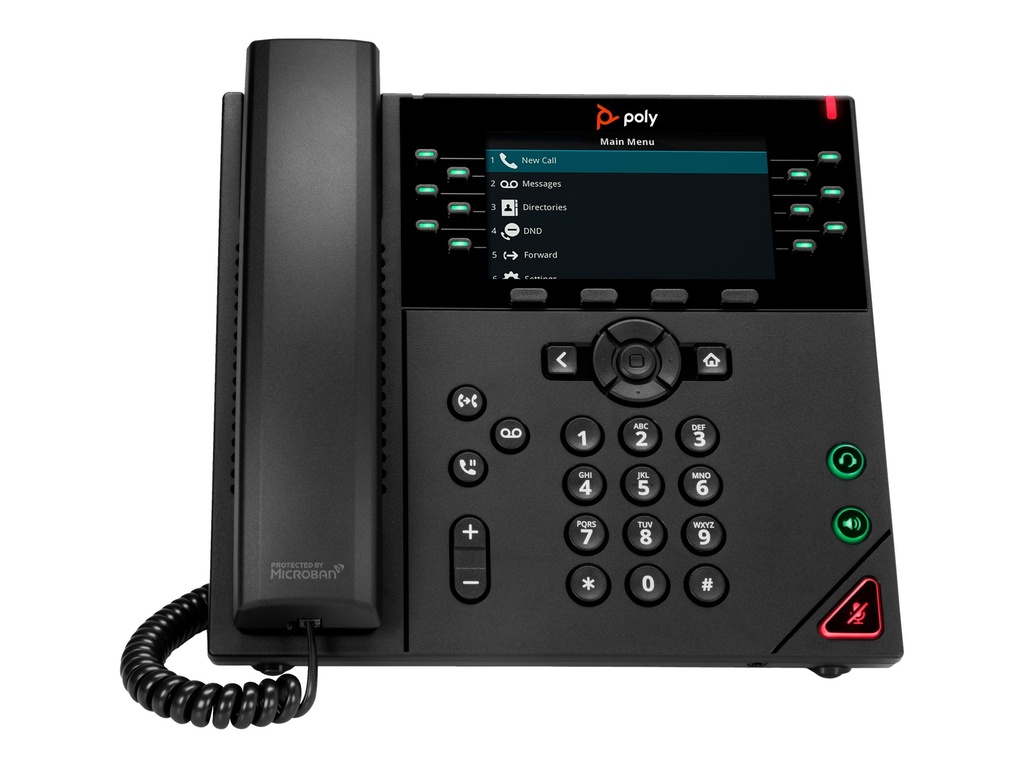 Poly VVX 450 - VoIP-Telefon - dreiweg Anruffunktion