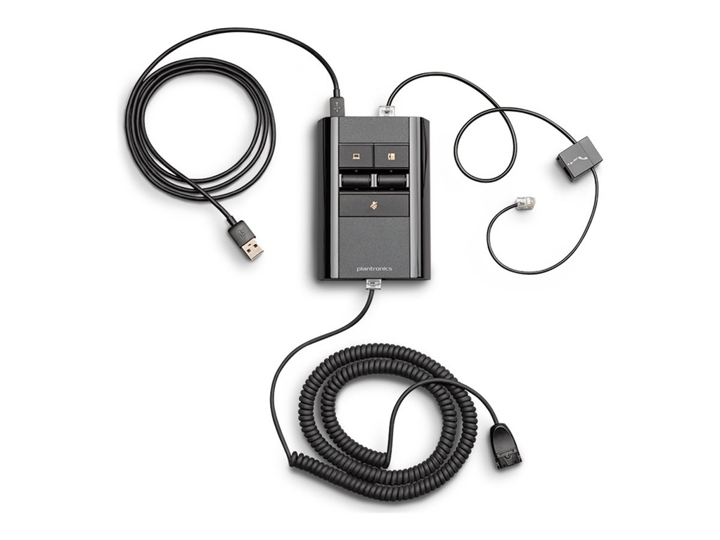 Poly MDA524 QD - Handset-/Computer-/Headset-Schalter für Headset, Tischtelefon