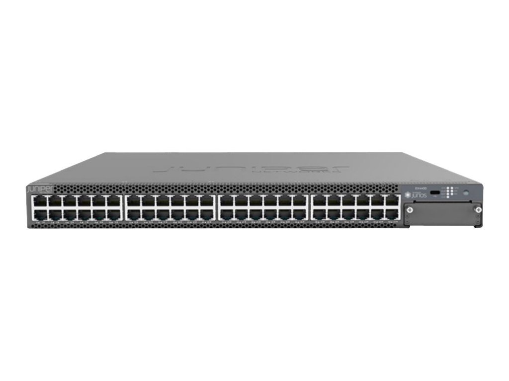 Juniper EX Series EX4400-48T-DC - Switch - L3 - managed - 48 x 10/100/1000 + 2 x 100 Gigabit (Uplink / Stacking)