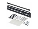 StarTech.com Patch Panel - 110 punch-down - Rack montierbar - CAT 6 - UTP - RJ-45 X 48 - Schwarz - 2U - 48.3 cm (19")