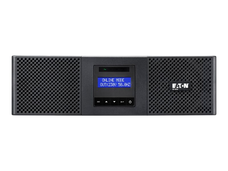 Eaton 9E 6000iR - USV (Rack - einbaufähig) - Wechselstrom 200/208/220/230/240 V - 5400 Watt - 6000 VA - 1-phasig - RS-232, USB - Ausgangsanschlüsse: 11 - 3U - 48.3 cm (19")