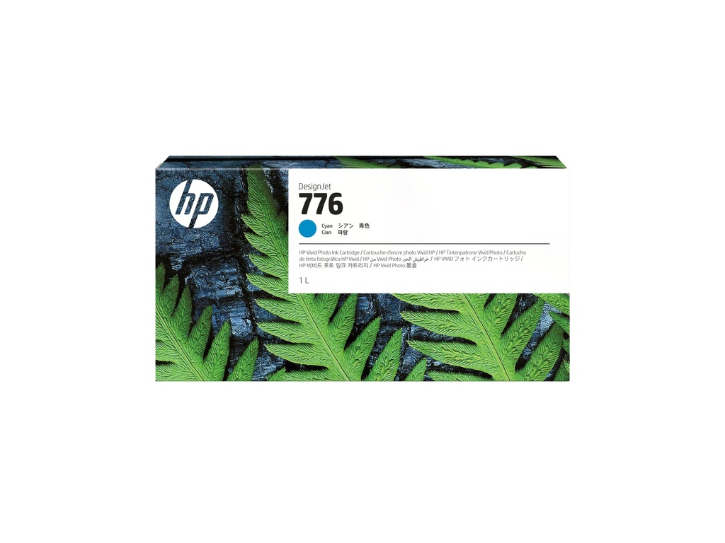 HP 776 - 1 L - mit hoher Kapazität - Cyan - original