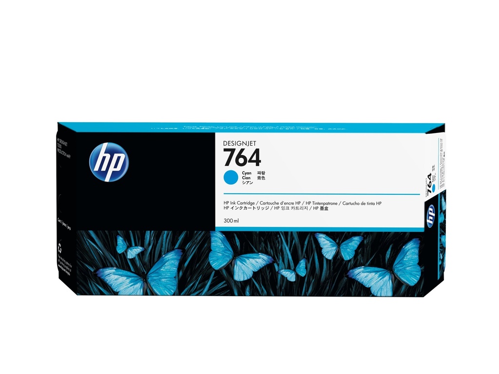 [C1Q13A] HP 764 - 300 ml - Cyan - original - Tintenpatrone
