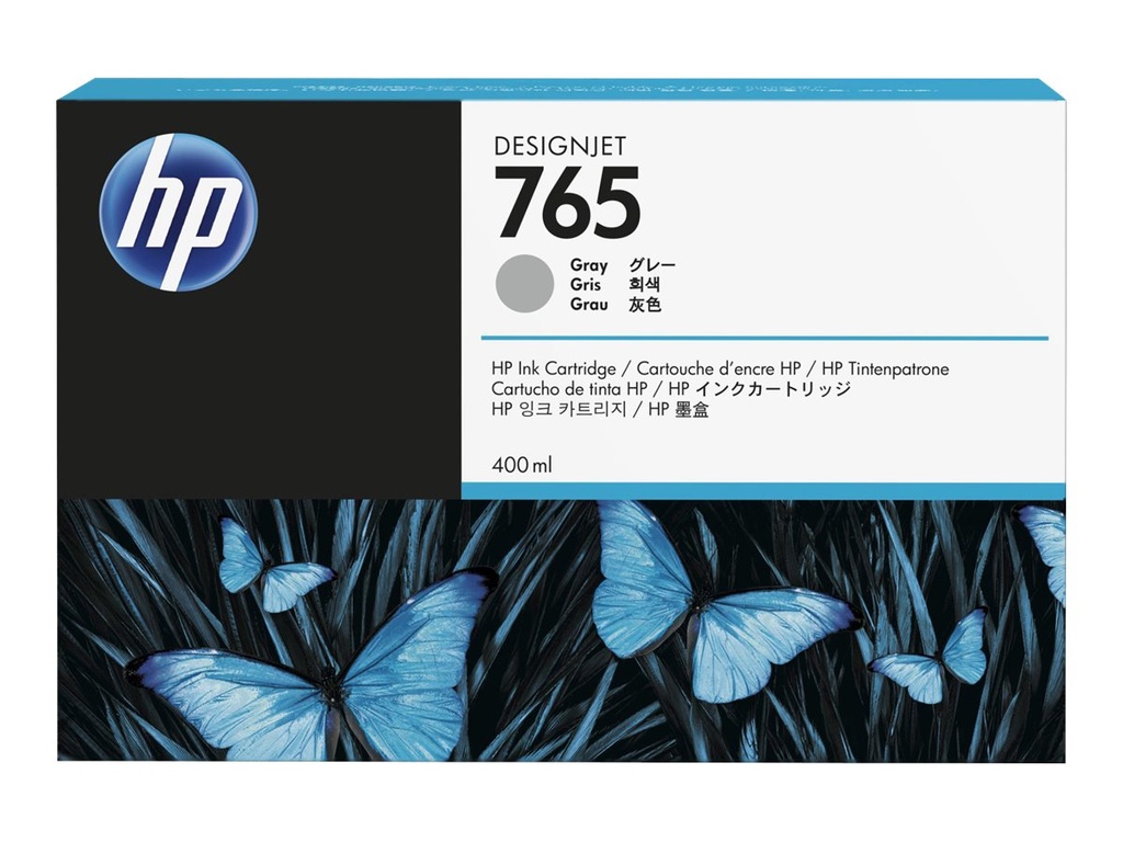 HP 765 - 400 ml - Grau - original - Tintenpatrone