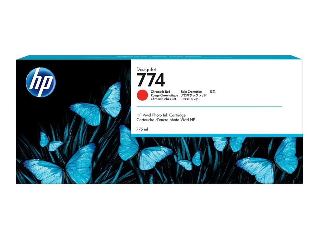 HP 774 - 775 ml - Chromatic Red - original - DesignJet