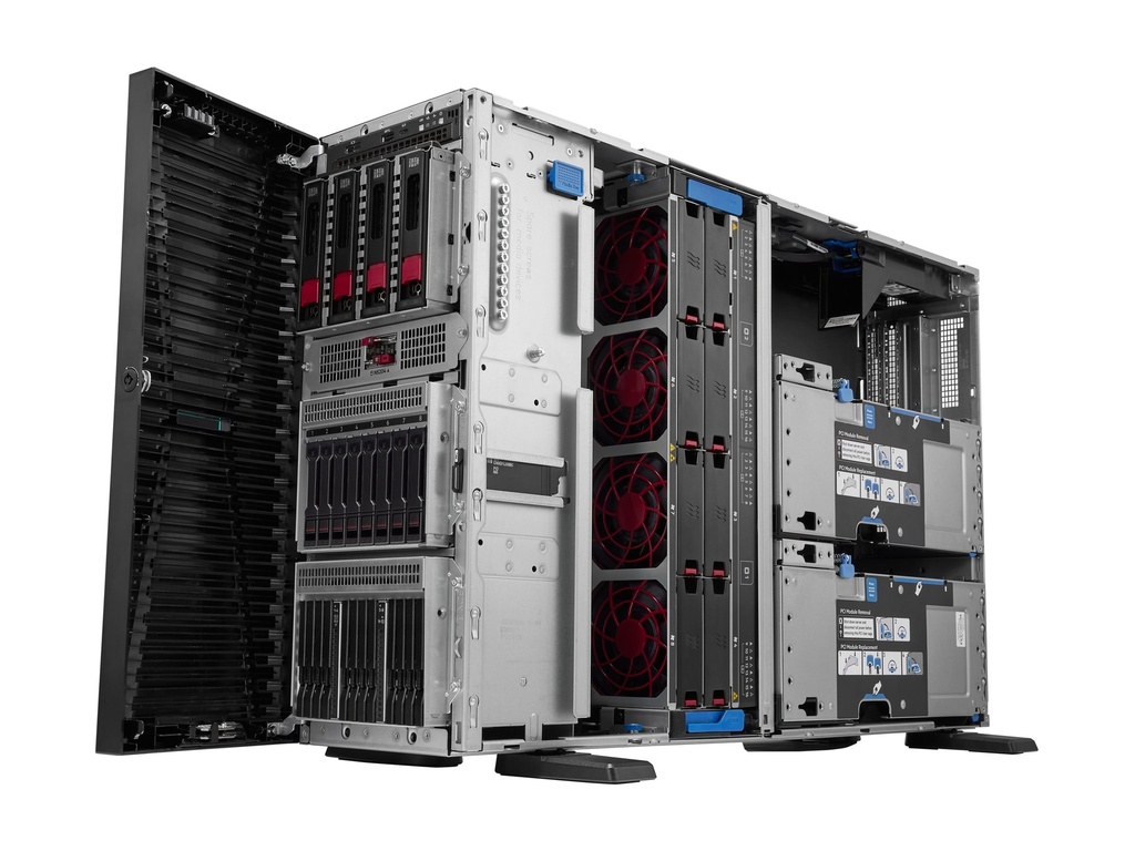 HPE ProLiant Compute ML350 Gen12 - Server - Tower - 4U - zweiweg - 1 x Xeon 6505P / 2.2 GHz - RAM 32 GB - SATA/SAS - Hot-Swap 8.9 cm (3.5")
