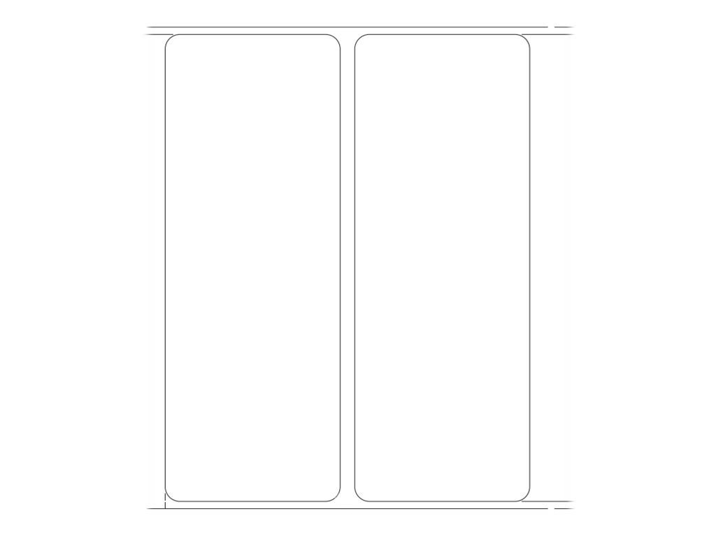 Zebra Z-Ultimate 3000T - Polyester - permanenter Klebstoff