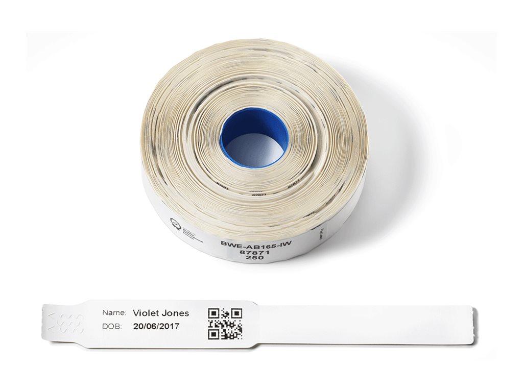 [BWEAB165IW] Brother Selbstklebend - weiß - 20 x 165 mm 250 Stck. (4 Rolle(n)