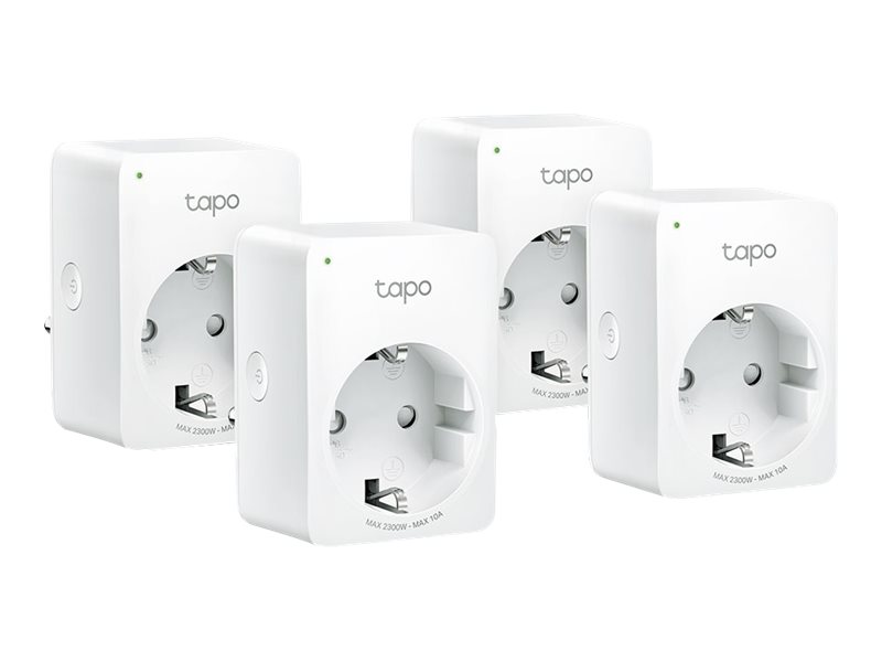 [TAPO P100(4-PACK)] TP-LINK Tapo P100 V1.2 - Smart-Stecker - kabellos
