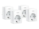 TP-LINK Tapo P100 V2 - Smart-Stecker - mini - kabellos - 802.11b/g/n - 2.4 Ghz (Packung mit 4)